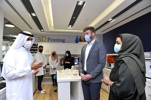 Awadh Al Ketbi, Director General of the Dubai Health Authority, during DHA’s Innovation Centre in Dubai