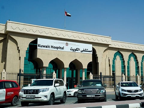 Kuwait Hospital in Sharjah.