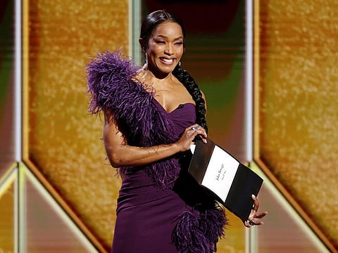 Angela Bassett at the Golden Globes 2021
