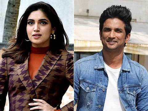 Bhumi Pednekar and Sushant Singh Rajput