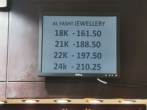 Too good to last? The Dubai Gold Rate on February 28, which was enough for shoppers to head back into jewellery shops over the weekend.