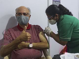 Photos: 2nd phase of COVID-19 vaccination drive begins in India, elderly queue up