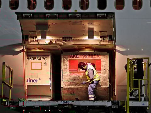 Covid-19 vaccines are being delivered through Emirates worldwide