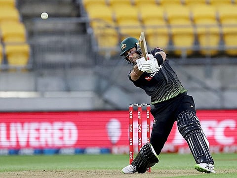 Glenn Maxwell's flurry of sixes led to an empty seat being broken in Wellington yesterday. The stadium authorities had it signed by the cricketer and will put it up for auction for acharity.