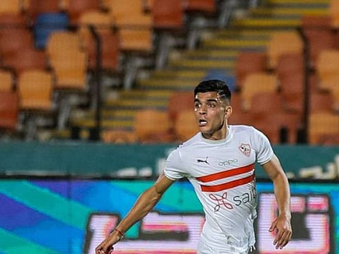 Zamalek's Moroccan player Achraf Bencharki