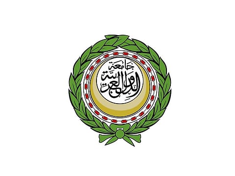 The Arab League logo. In a statement following an extraordinary meeting, it called the strikes “a flagrant violation of international law... and a real threat to vital civilian installations, energy supplies, and global economic stability,” as well as a threat to regional peace and security.