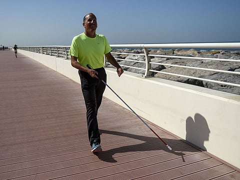 Richard H. Bernstein, American lawyer and Michigan Supreme Court Justice, after an interview with Gulf News at Palm Jumeirah in Dubai.
