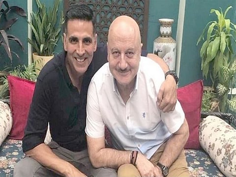 Akshay Kumar and Anupam Kher