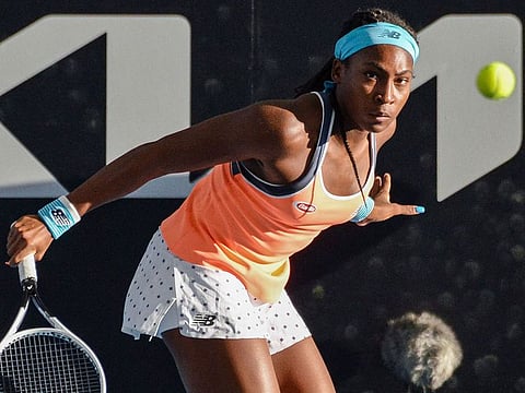 Coco Gauff made it through in Dubai