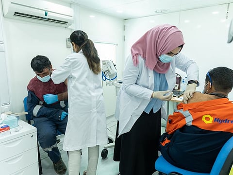 In less than a month, a total of 7,688 people received their COVID-19 vaccination through the WoW mobile clinics.