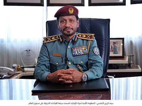 Major General Saif Al Ziri Al Shamsi, Commander-in-Chief of the Sharjah Police.