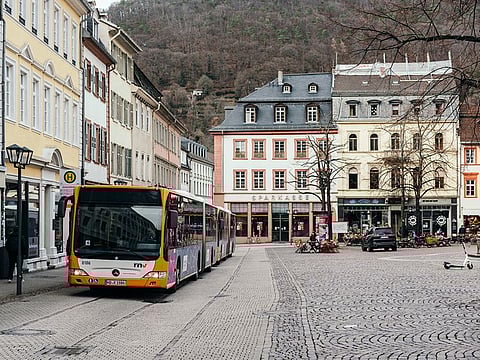 Heidelberg is buying a fleet of hydrogen-powered buses, building a network of bicycle "superhighways" to the suburbs and designing neighborhoods to discourage all vehicles and encourage walking. Residents who give up their cars get to ride public transportation free for a year.