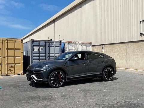 The gang rented a Lamborghini and tried to smuggle it out of the country.