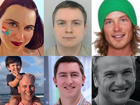 MUTATION DETECTIVES: Clockwise (from left): Emma Hodcroft (co-developer of Nextstrain, and a phylogenetics expert); Ivan Aksamentov (emergency doctor and software engineer), James Hadfield (phylogeneticist); Richard Neher (bio-physicist based in Basel); Daryl Domman (US infectious disease genomics professor); and Jeremy Kamil (associate professor of virology).