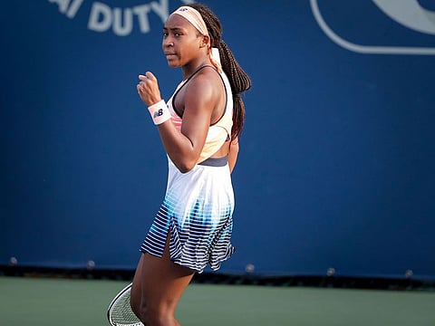 Cocop Gauff is through to the Dubai Duty Free Championships quarter-finals