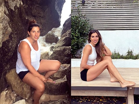 Rachael then and now