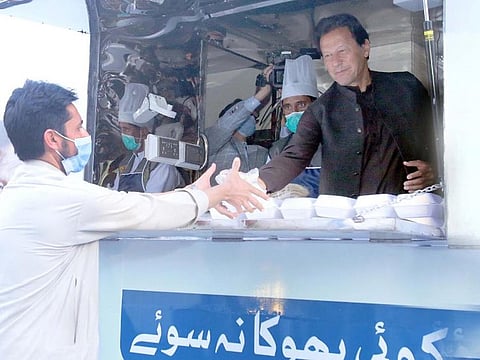 Pakistan Prime Minister Imran Khan said the mobile food trucks launched under the hunger-free initiative would offer free ready-to-eat food to the poor and needy twice a day in various parts of Islamabad and Rawalpindi cities where the project has been first initiated.