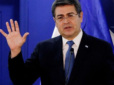 Honduras president Juan Orlando Hernandez.
