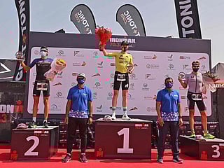 In photos: Bakkegard sets new Ironman 70.3 Dubai mark to take men’s crown