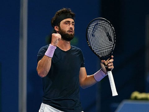 Nikoloz Basilashvili won the Dubai Open
