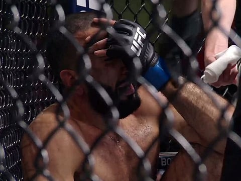 The UFC welterweight bout between Leon Edwards and Belal Muhammad ended in a no-contest after an accidental eye poke by Edwards