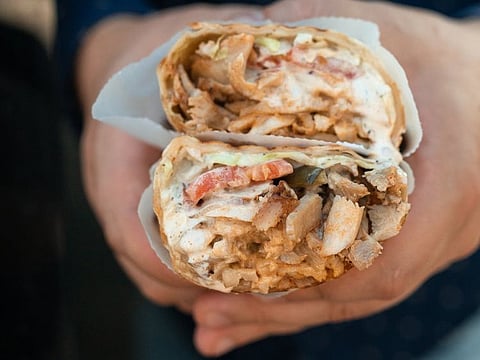 Shawerma comes in chicken, lamb and beef variations