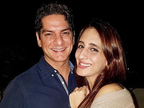 DJ Aqeel and Farah Khan Ali