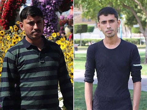 Jasheer Arshad before (left) and after