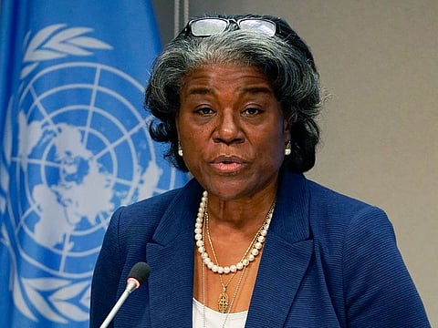 US Ambassador to the UN Linda Thomas-Greenfield.