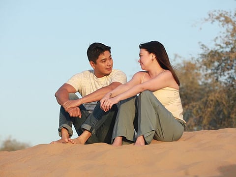 Coco Martin and Angelica Panganiban in 'Love or Money'.