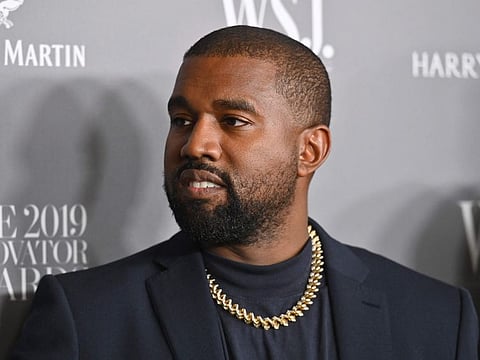 In this file photo taken on November 6, 2019 US rapper Kanye West attends the WSJ Magazine 2019 Innovator Awards at MOMA in New York City.