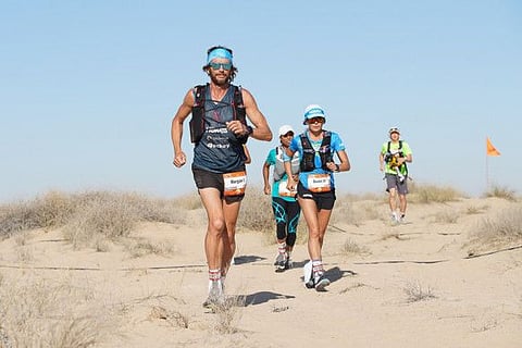 Al Marmoom Ultramarathon 50km is a test of physical endurance, courage and determination as runners take on the challenging desert landscape.