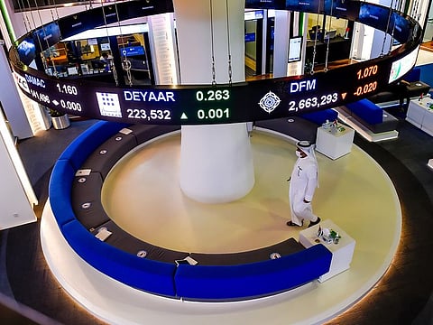 In Abu Dhabi, International Holding Co. was driving most of the gains, while in Dubai, real estate and Emirates NBD were in the thick of action.