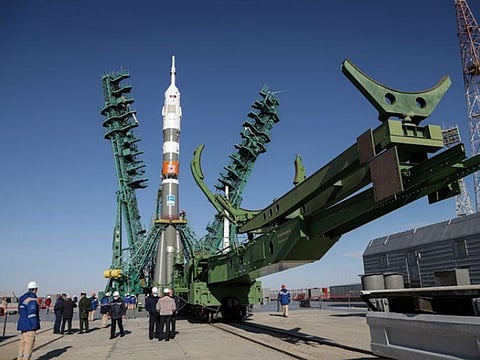 The Soyuz-2.1a rocket launch has been postponed until tomorrow.