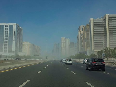 Dusty conditions in the UAE