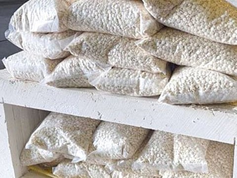 The amphetamine pills seized in coordination with the General Customs Authority at King Abdulaziz Port in Dammam