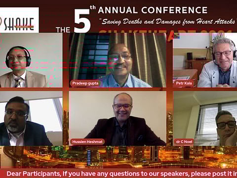 Calling for greater awareness, preventive action and education of the community to avert heart disease, international cardiac specialists were speaking at the fifth edition of the ‘Shake Heart’ Conference that was held virtually and broadcast from Dubai.