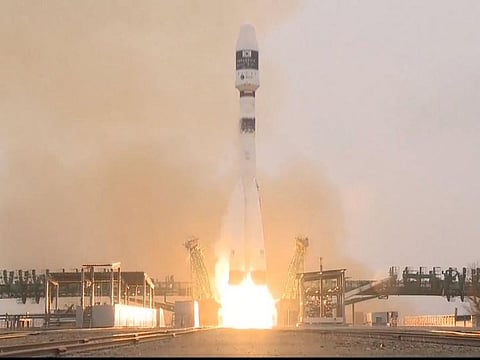 DMSat-1, Dubai Municipality’ first nanometric environmental satellite in collaboration with the Mohammed Bin Rashid Space Centre (MBRSC) lifted off to space this morning