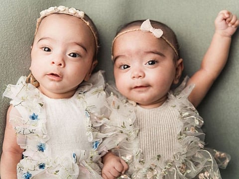 The seven-month-old twins beat COVID-19