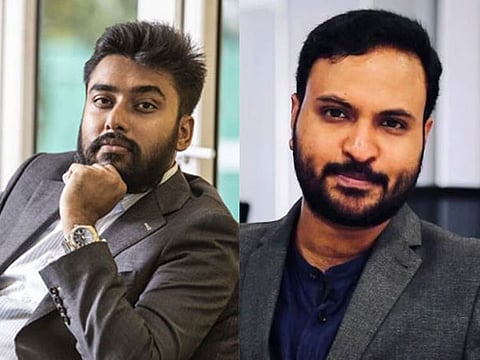 Vignesh Sundaresan, left, and Anand Venkateswaran