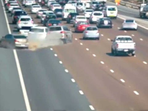 The video was posted by Abu Dhabi Police on their official social media channels.