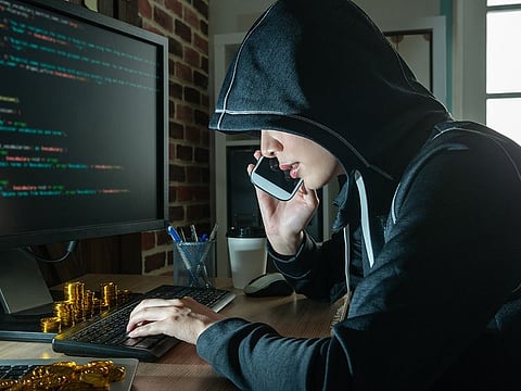 The Abu Dhabi Police highlighted the criminal nature blackmail and extortion, including online attempts. Picture for illustrative purposes only.