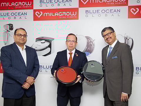 The robotics leader also signed a distribution agreement with Blue Ocean Global