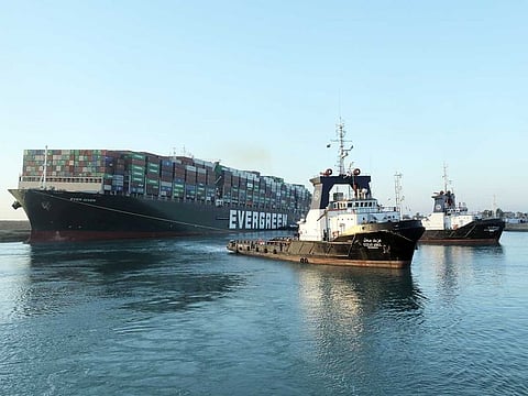 The Ever Given, a Panama-flagged, Japanese-owned ship, had ran aground in the single-lane stretch of the Suez Canal on March 23 before it was extracted six days later.