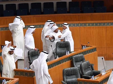 They called out, “Are none of you men? Why are you silent?” Taking offence to the statement, Al Hulaileh charged towards Al Mutairi but was held back by various MPs.