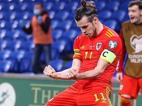 Wales captain Gareth Bale against Czech Republic.