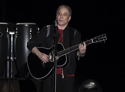 Paul Simon performs during the final stop of his Homeward Bound - The Farewell Tour concert on Sept. 22, 2018, in New York.