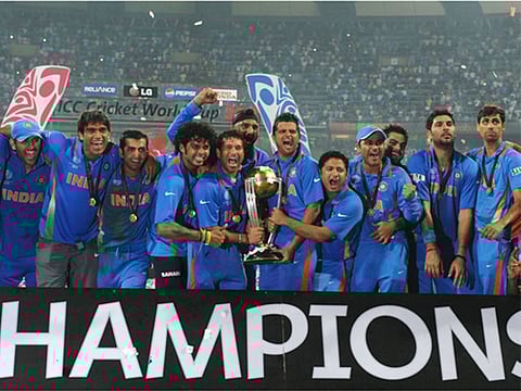 April 2,2011: India ended a 28-year wait to win their second ODI World Cup at the Wankhede Stadium in Mumbai.