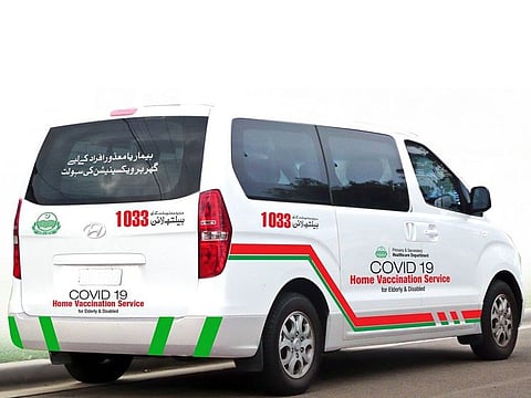 Pakistan government has launched mobile vaccination service to get the coronavirus vaccine to under served communities and ramp up vaccination amid the spike in cases.