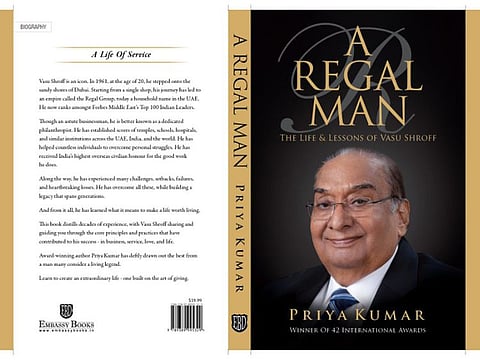 The cover of Vasu Shroff's biography, written by Priya Kumar.